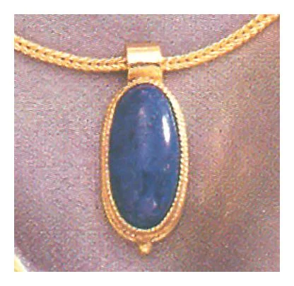 Lapis Cricket Necklace