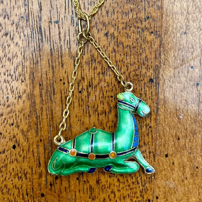 Vintage Shashi Camel Necklace