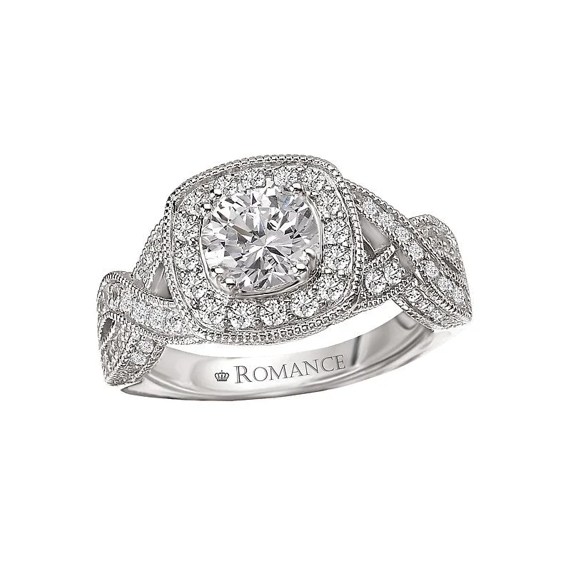 Diamond Semi Mount Engagement Ring