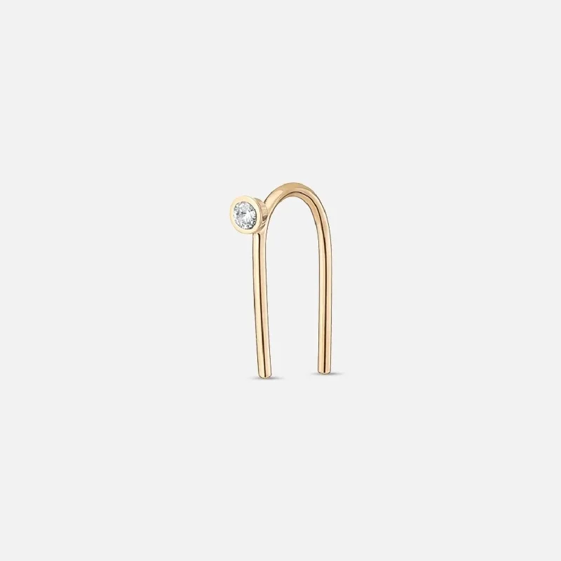 One Pointer Mini Thread Earring