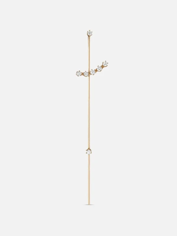 Magic Wand Needle Earring