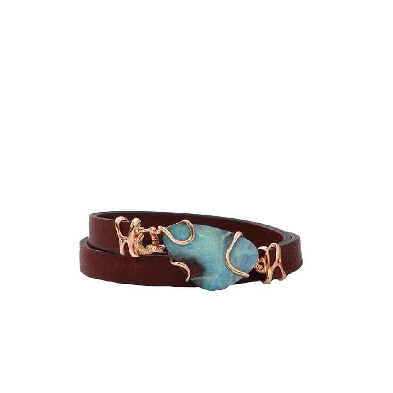 Afrodite Leather Wrap Bracelet