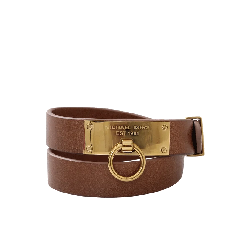 Double Wrap Leather Bracelet