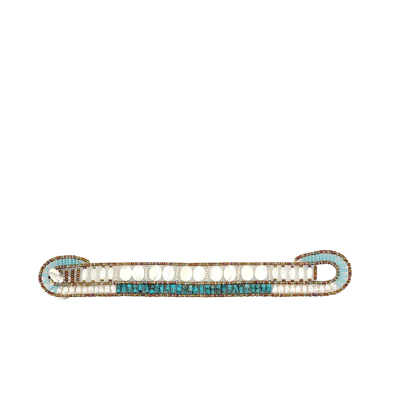 Jolie Beaded Turquoise Bracelet