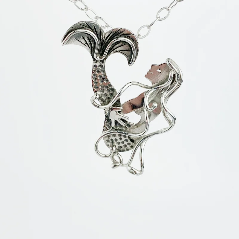 Silver Mermaid Necklace