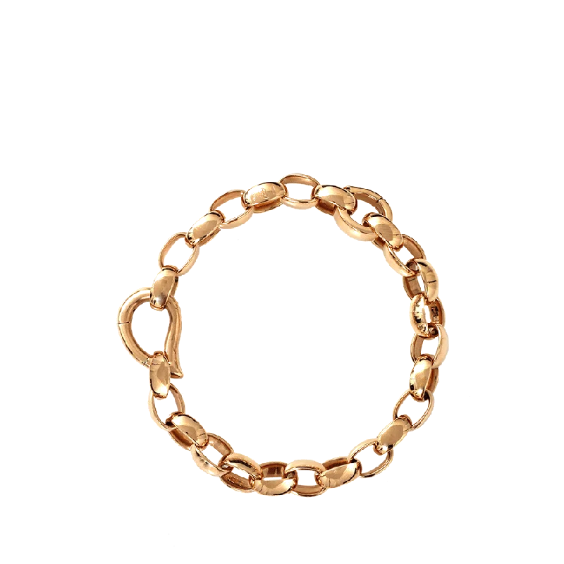 Small Middle Drop Clasp Bracelet