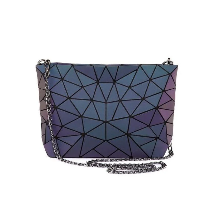 Geometric & luminous color bag