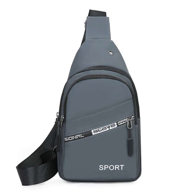 Grey Messenger Bags Sports Bag Gym Bag  4172