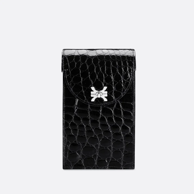 CREST FLAP PHONE POUCH