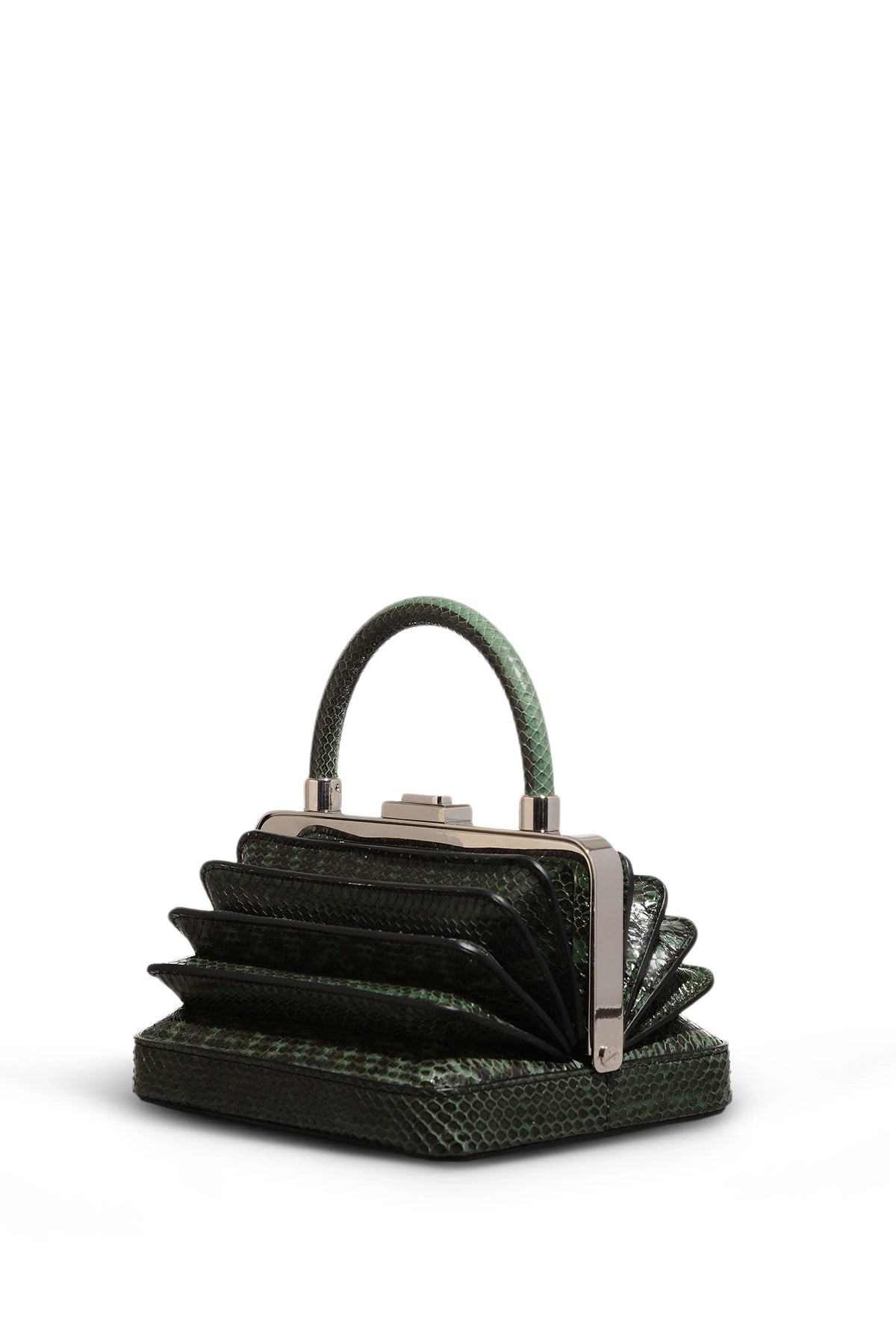 Diana Bag in Green Snakeskin