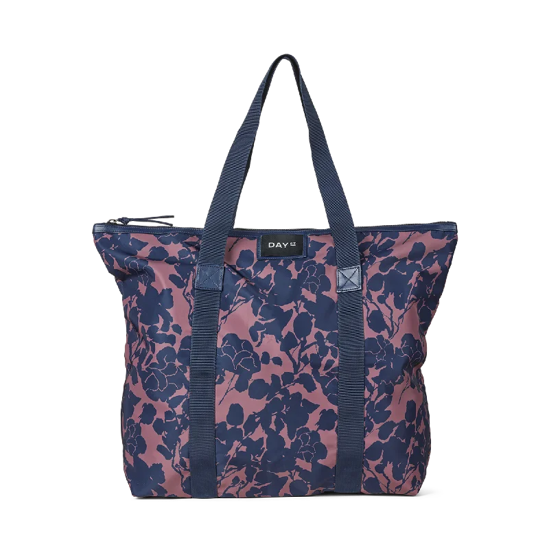 Rose Print Shopper Bag