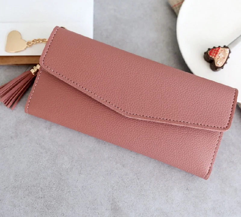 Female Wallets Phone Clutch Bag Purses Long Wallets For Girl Ladies Money Coin Pocket Card Holder Women Wallets With Tassel