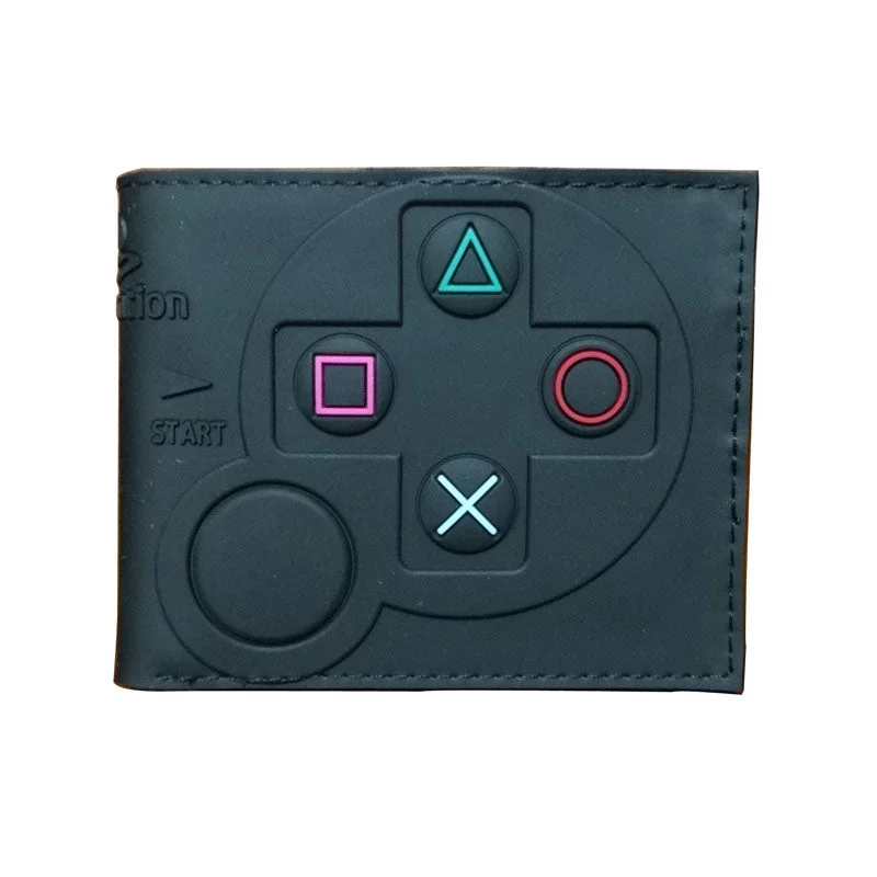 Hot 3D Designs Games Purse Anime Cartoon Playstation PVC Wallets for Students Boy Girl Money Coin Holder Short Wallet