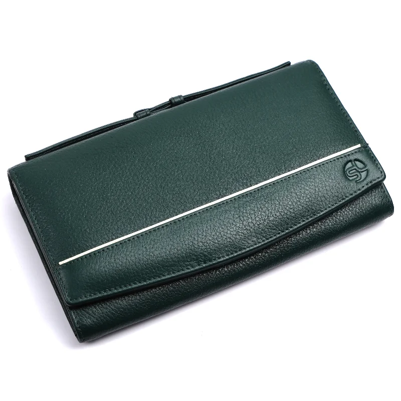 Ladies leather clutch 93716