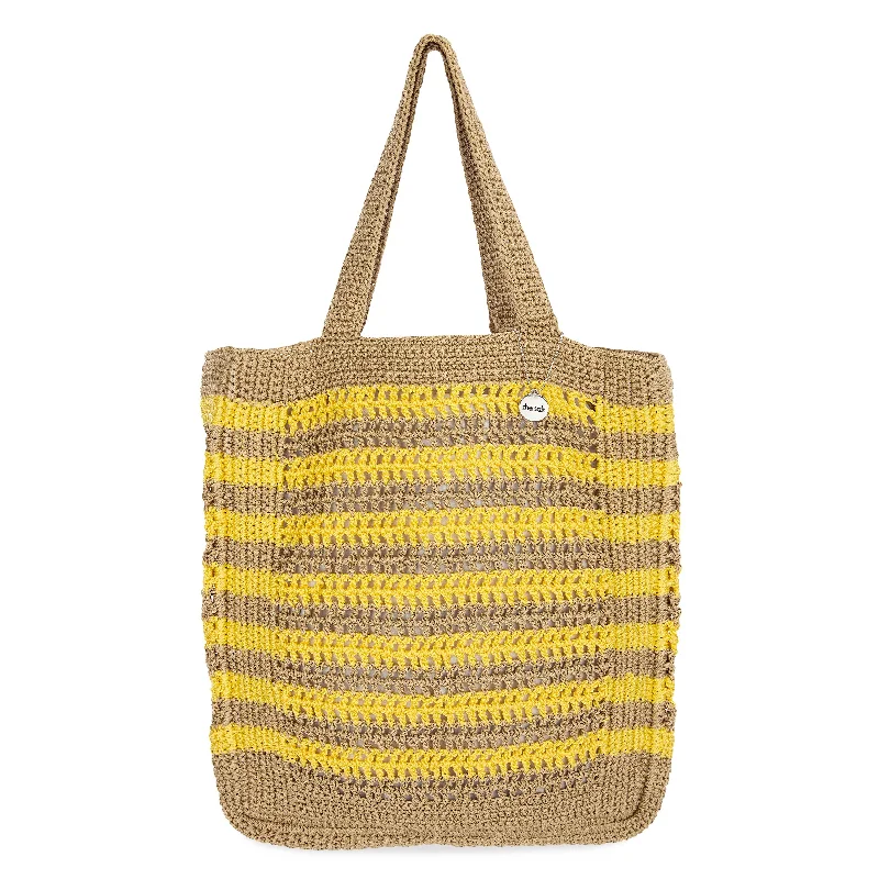 Hand Crochet - Lemon Drop Stripe