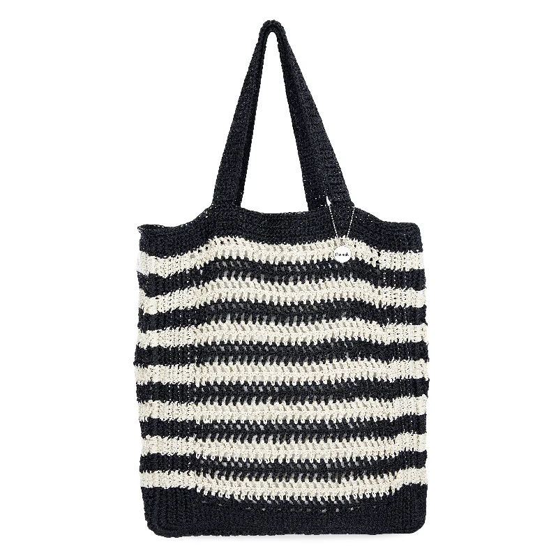 Hand Crochet - Black Stripe