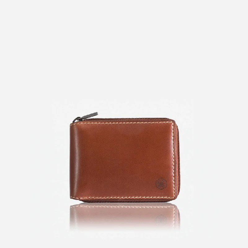 Large Zip Around Wallet With Coin