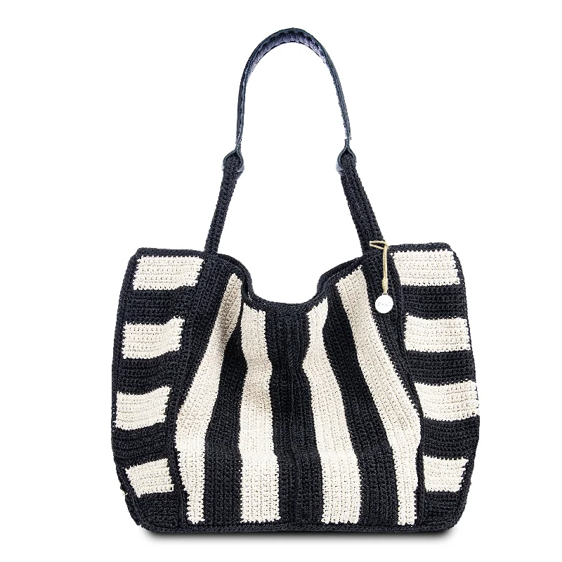 Hand Crochet - Black Stripe