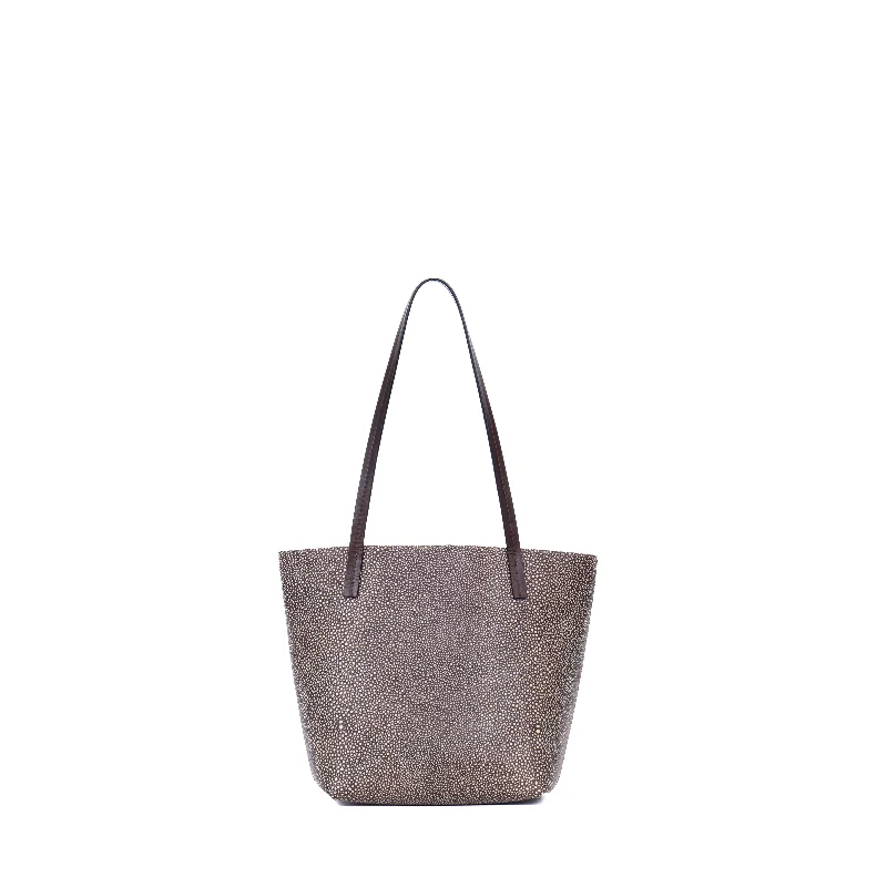 MINI ESSENTIAL TOTE CLAY SHAGREEN