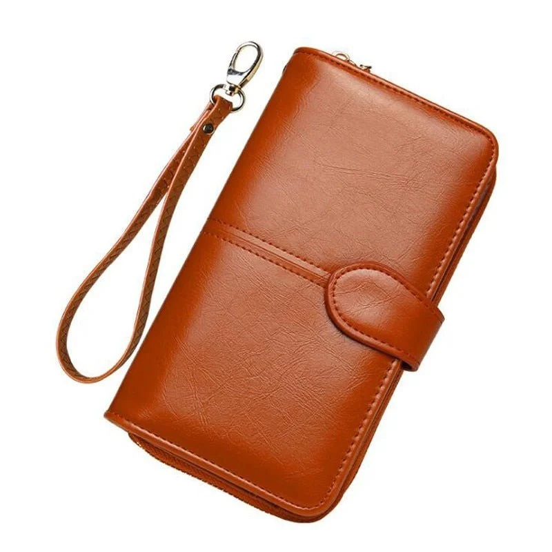 Women Leather Clutch Wallet