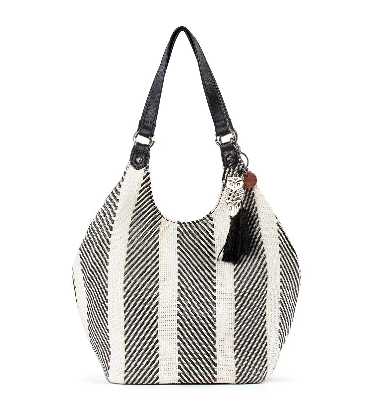 Straw - Black and White Soulful Desert Woven