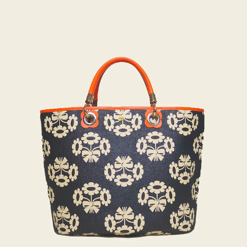 Smile Tote - Posey Flower Midnight