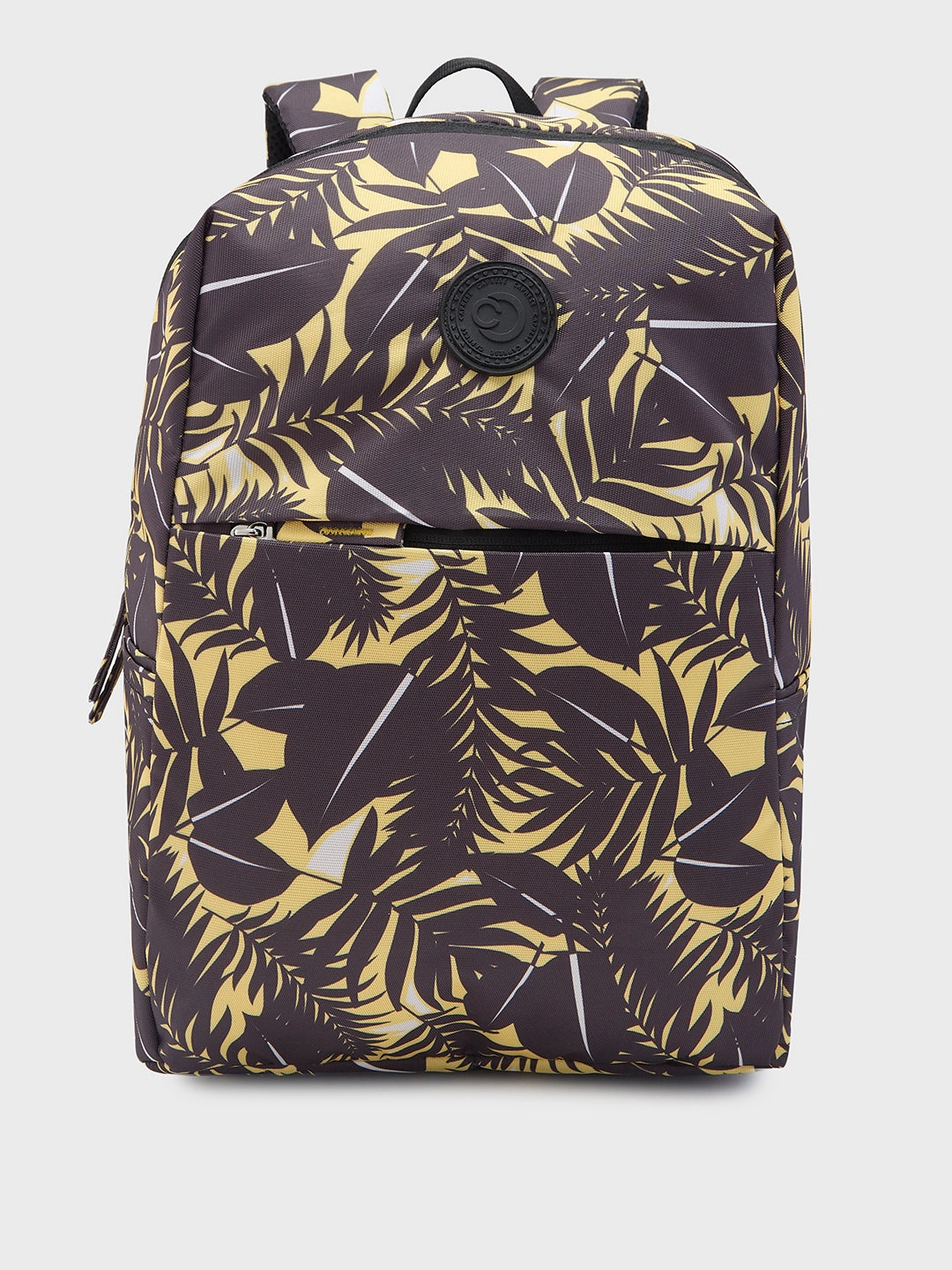 Caprese Eddy Laptop Backpack Medium Printed Black