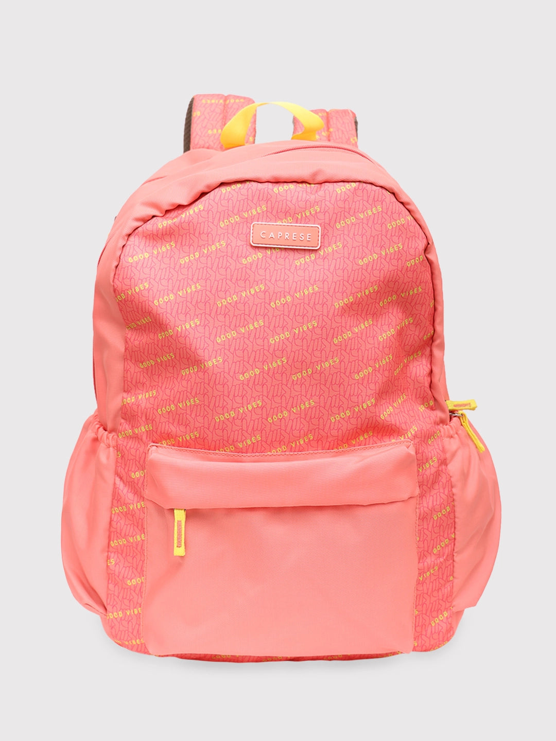 Caprese Zoe Laptop Backpack X Large Peach