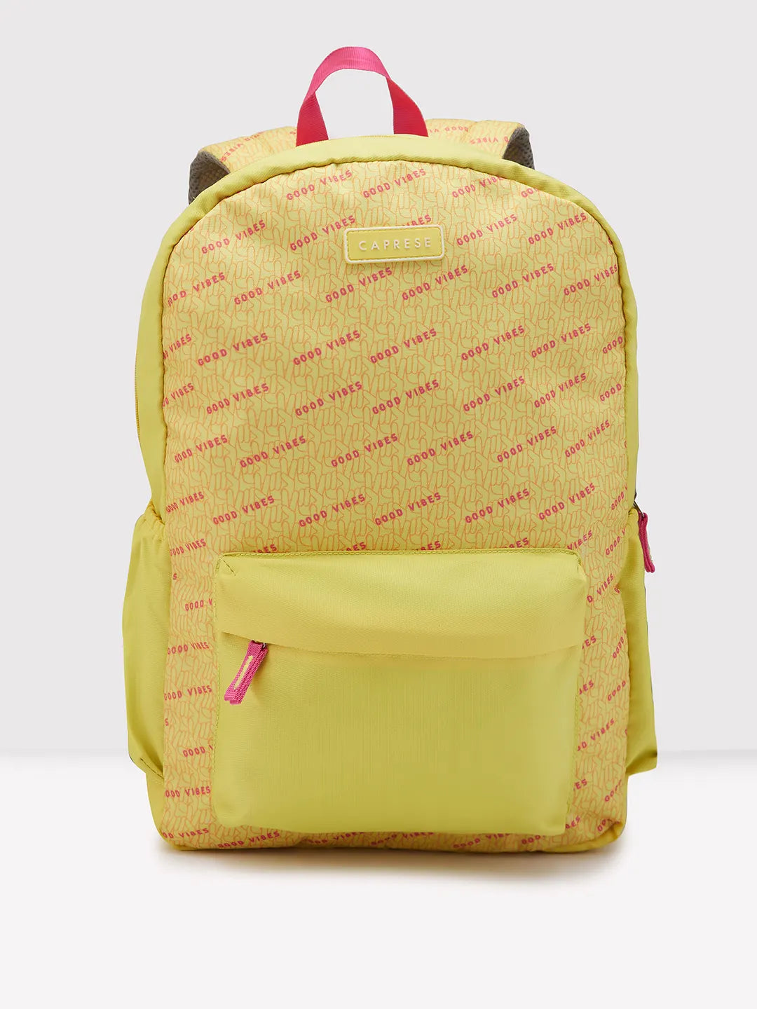 Caprese Zoe Laptop Backpack X Large Yellow